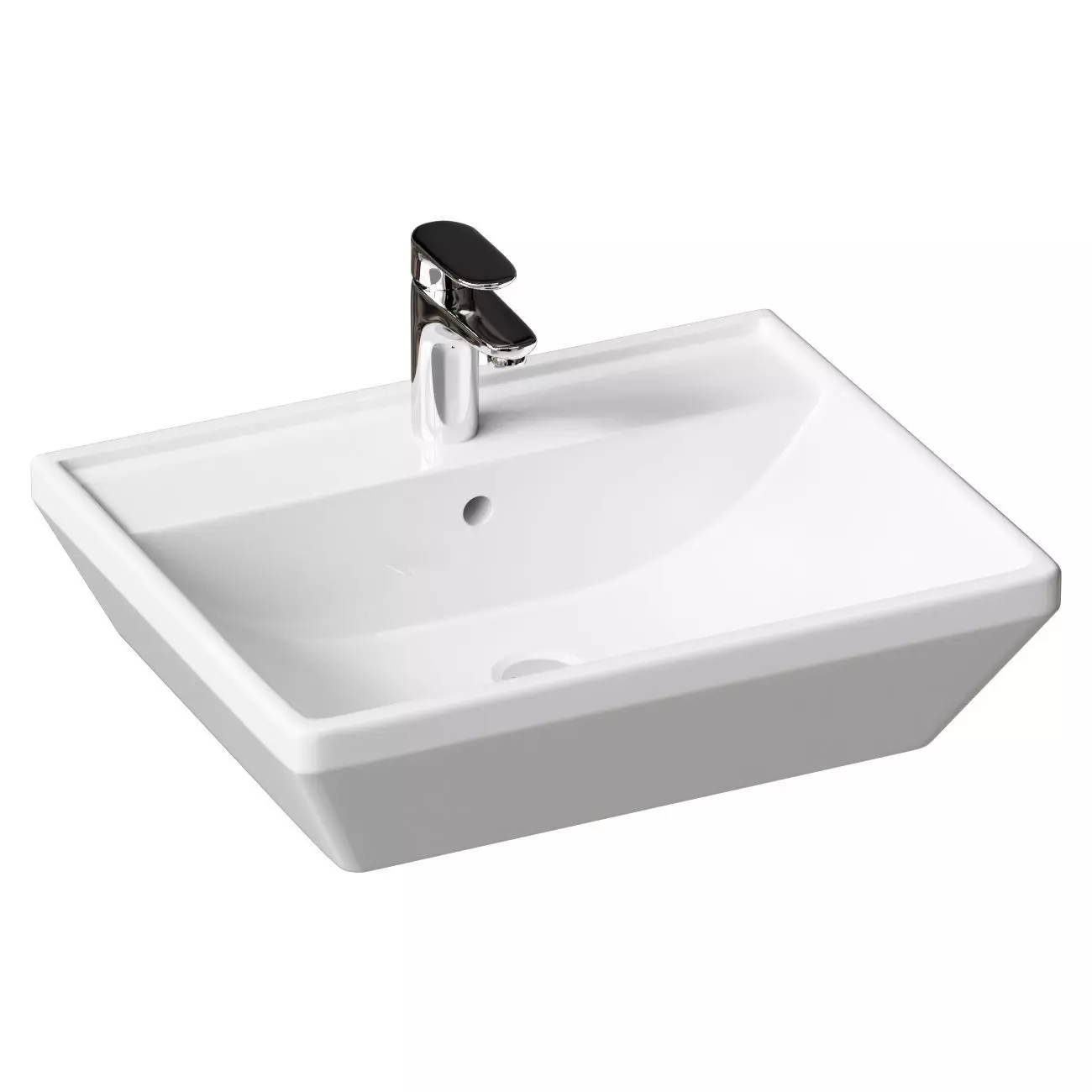 Hanging sink 55 cm Duravit D Neo 2366550000 3D model