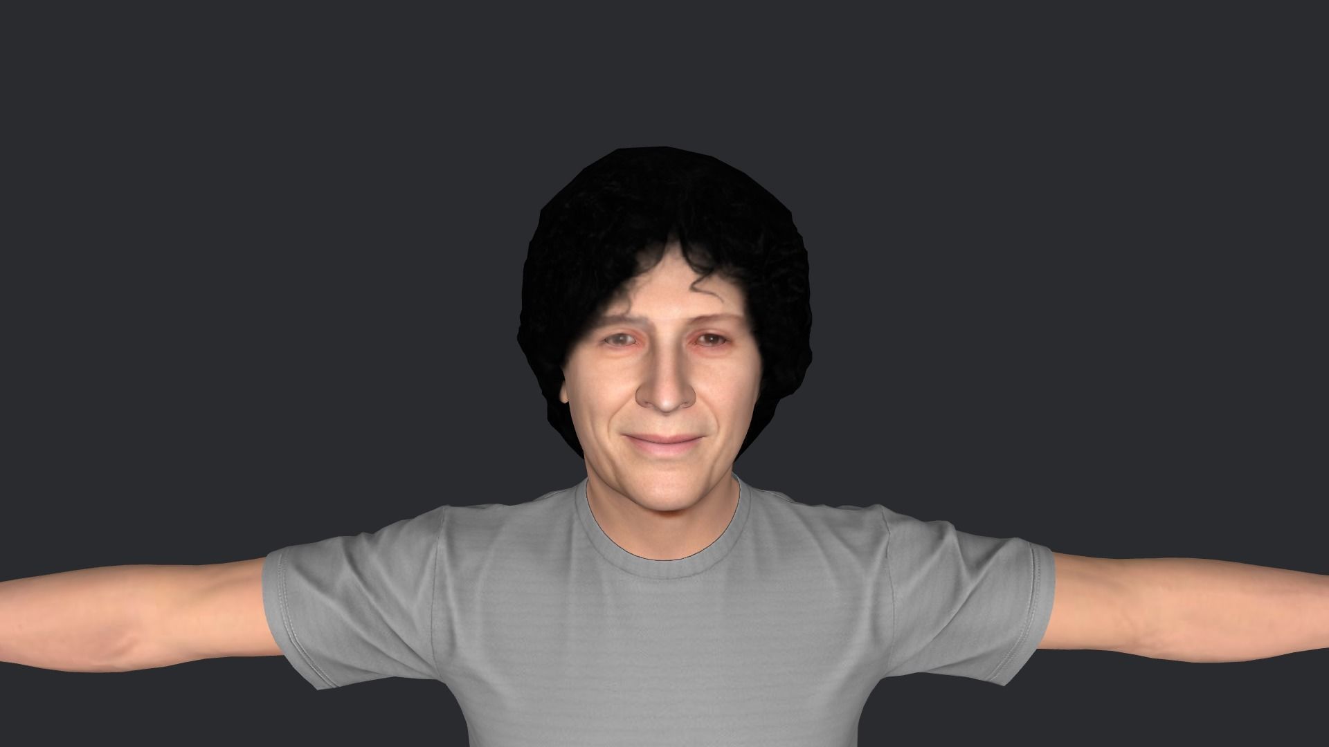Howard Stern Hyper Realistic Full Body Rigged Character 3D model_21