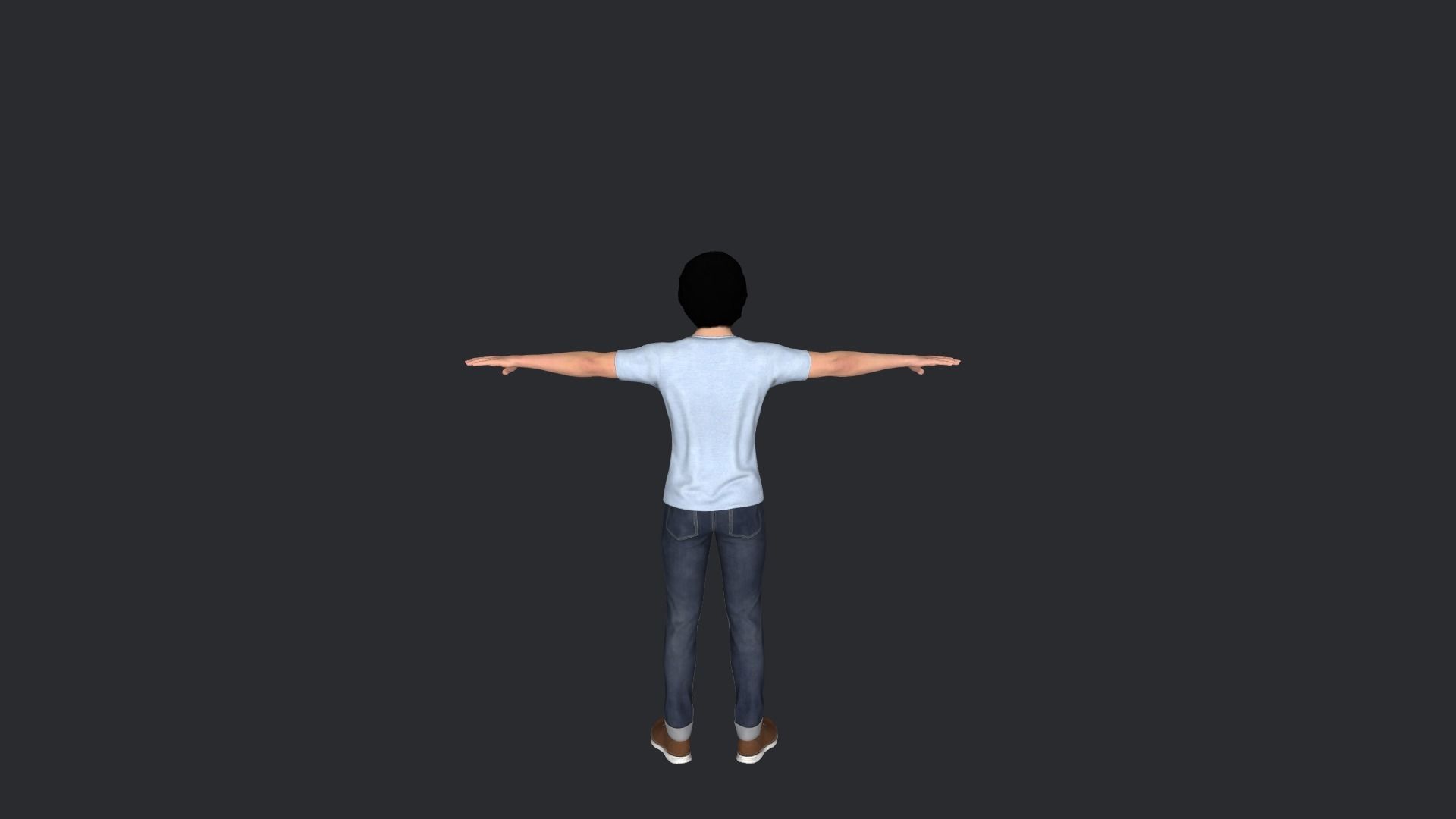 Howard Stern Hyper Realistic Full Body Rigged Character 3D model_9