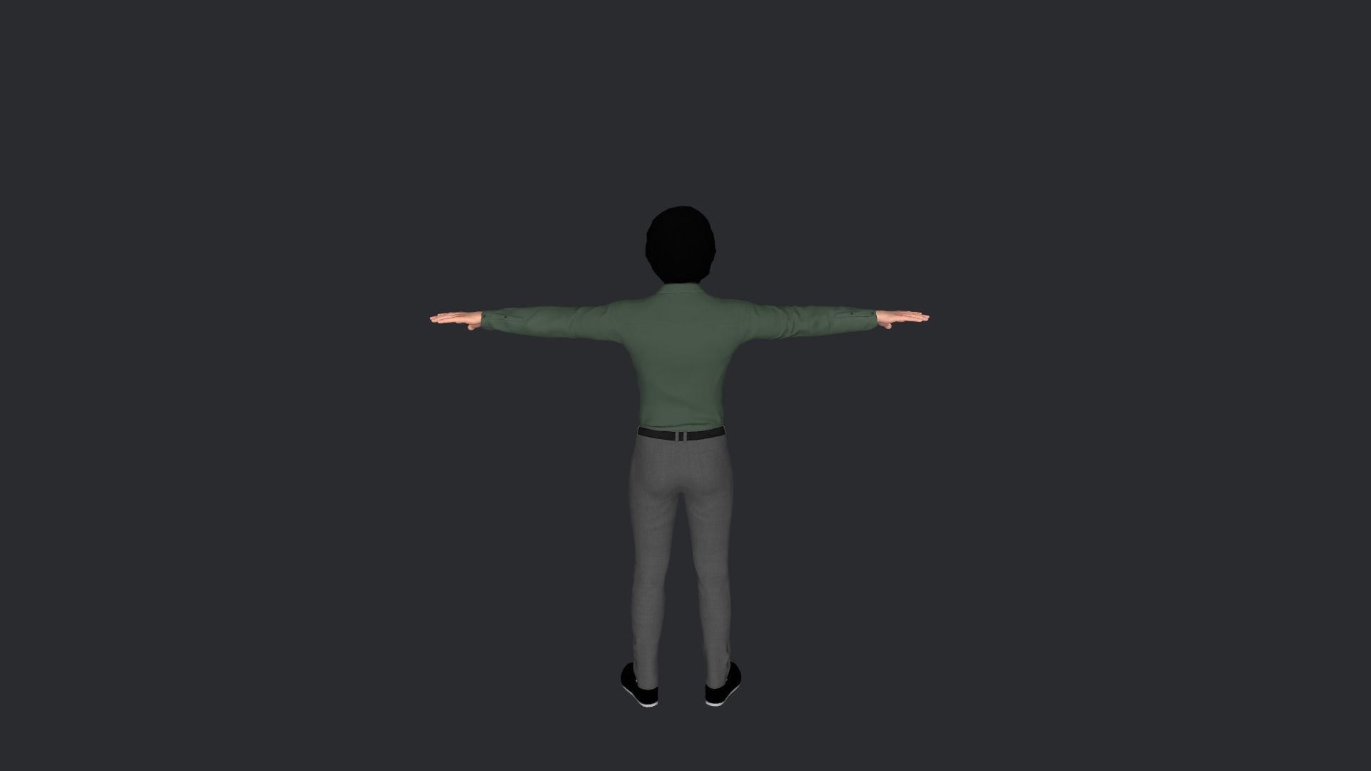 Howard Stern Hyper Realistic Full Body Rigged Character 3D model_4