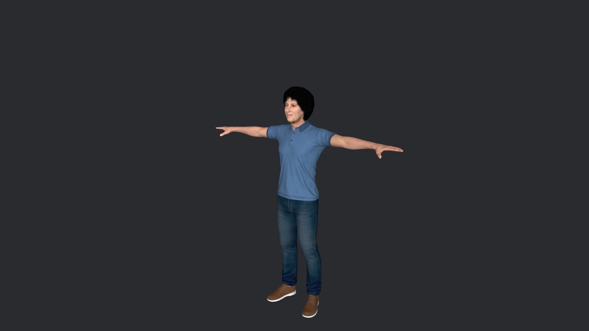 Howard Stern Hyper Realistic Full Body Rigged Character 3D model_19