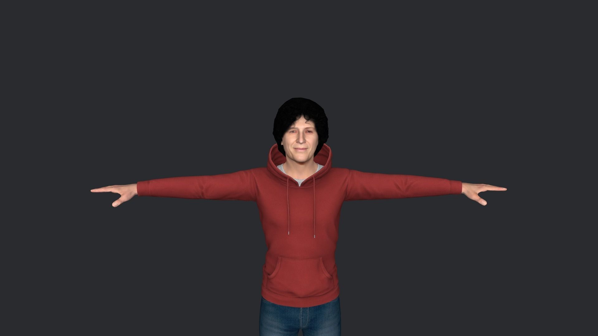Howard Stern Hyper Realistic Full Body Rigged Character 3D model_11