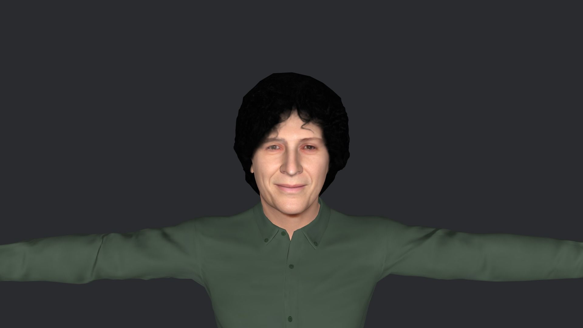 Howard Stern Hyper Realistic Full Body Rigged Character 3D model_31