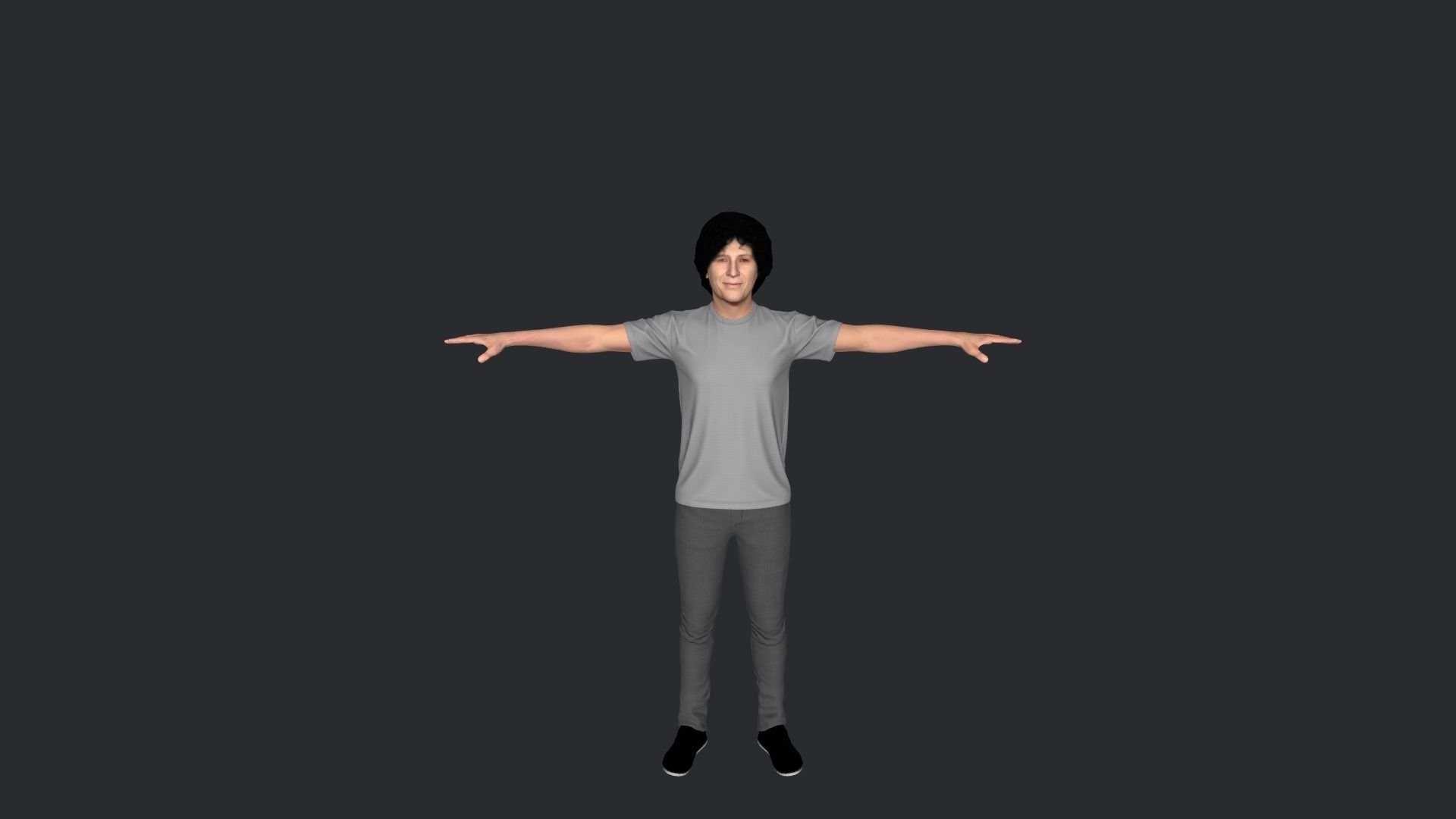 Howard Stern Hyper Realistic Full Body Rigged Character 3D model_24