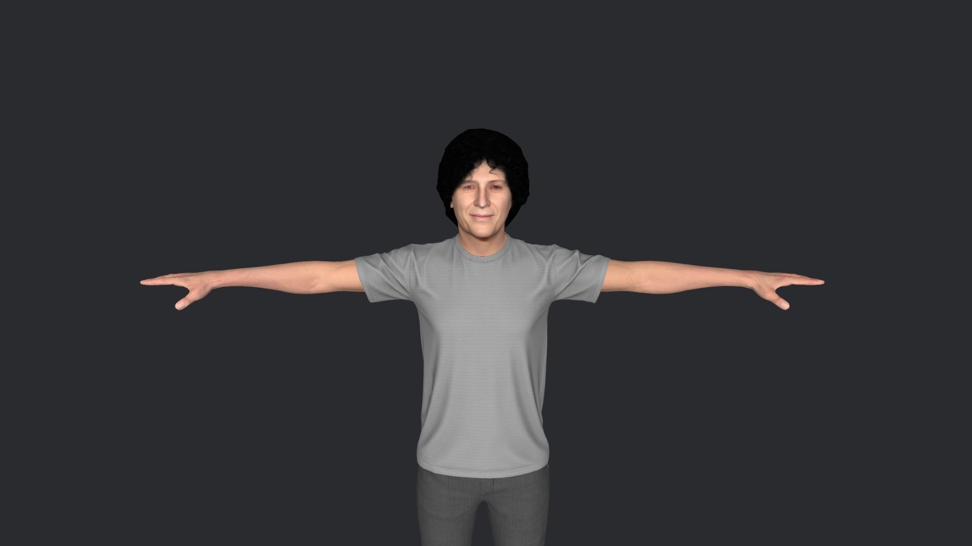 Howard Stern Hyper Realistic Full Body Rigged Character 3D model_22