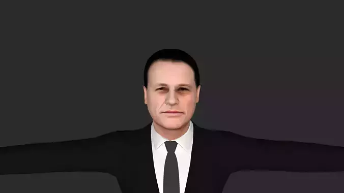 Jean-claude Van Damme Hyper Realistic Full Body Rigged Character