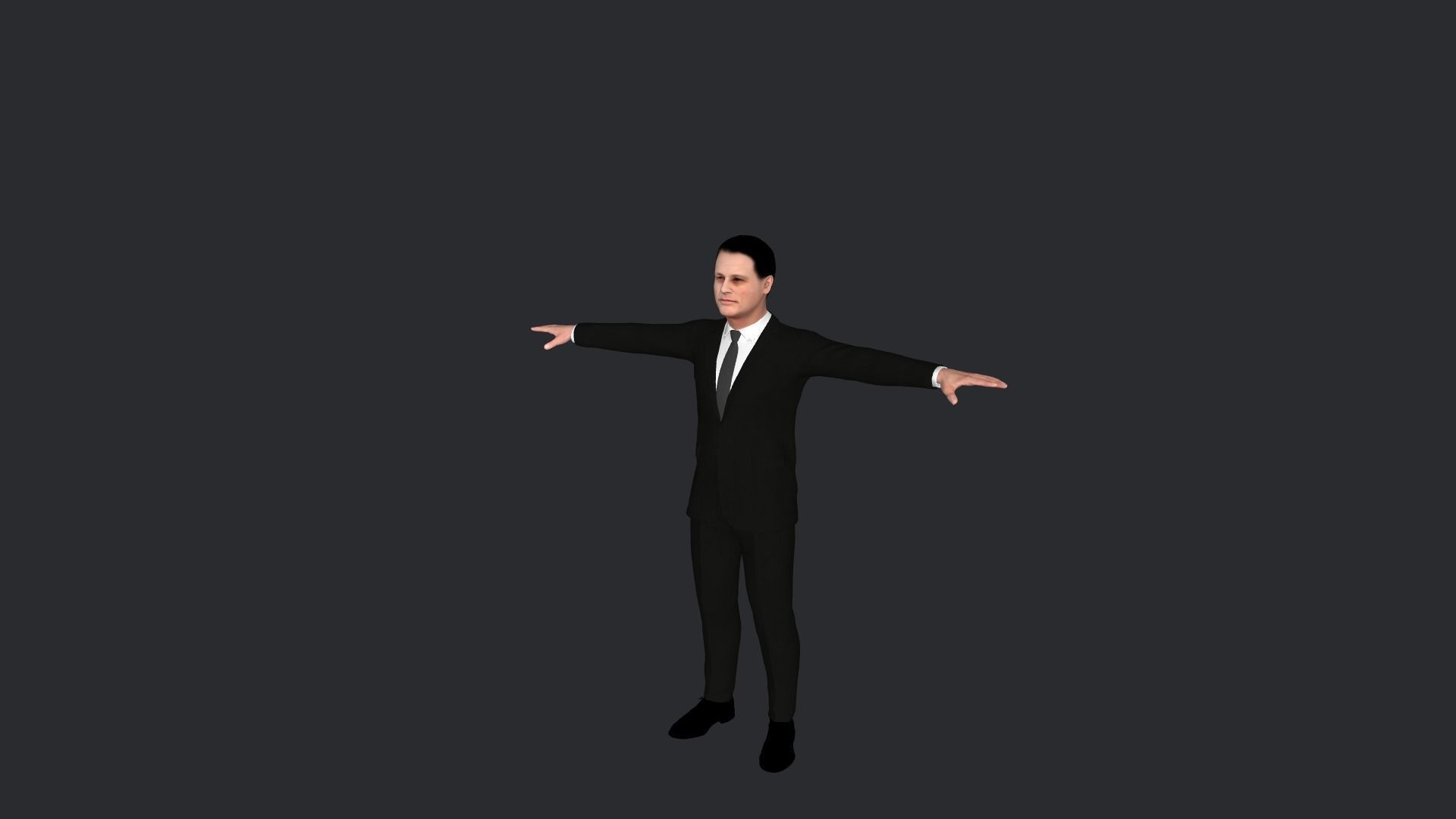 Jean-claude Van Damme Hyper Realistic Full Body Rigged Character 3D model_23