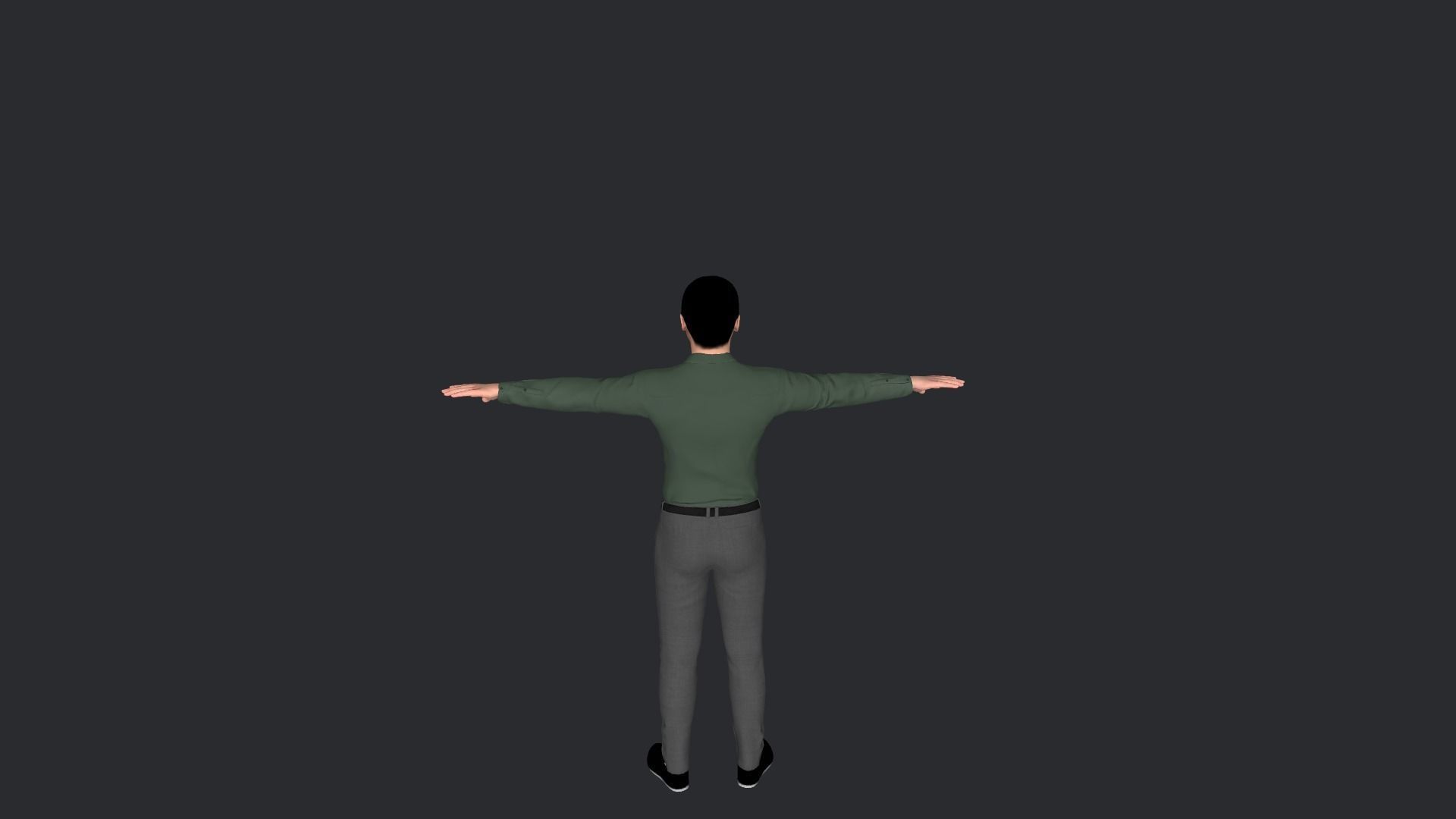 Jean-claude Van Damme Hyper Realistic Full Body Rigged Character 3D model_4
