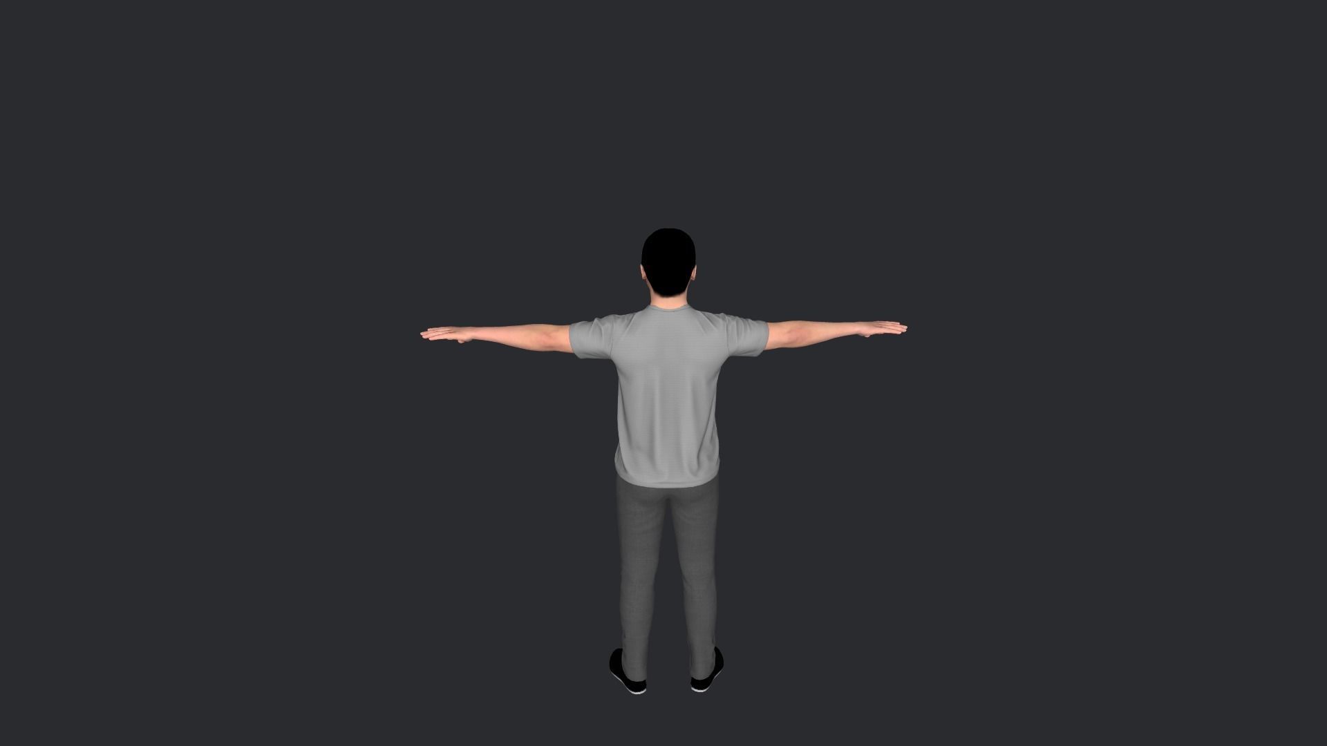 Jean-claude Van Damme Hyper Realistic Full Body Rigged Character 3D model_20