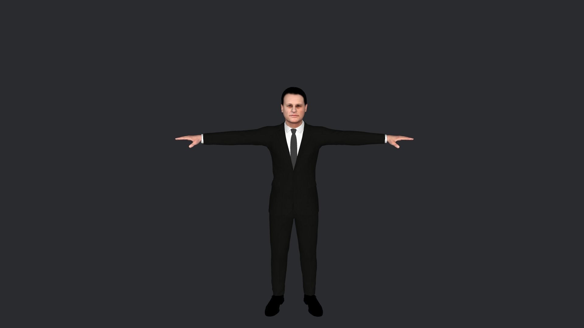 Jean-claude Van Damme Hyper Realistic Full Body Rigged Character 3D model_12