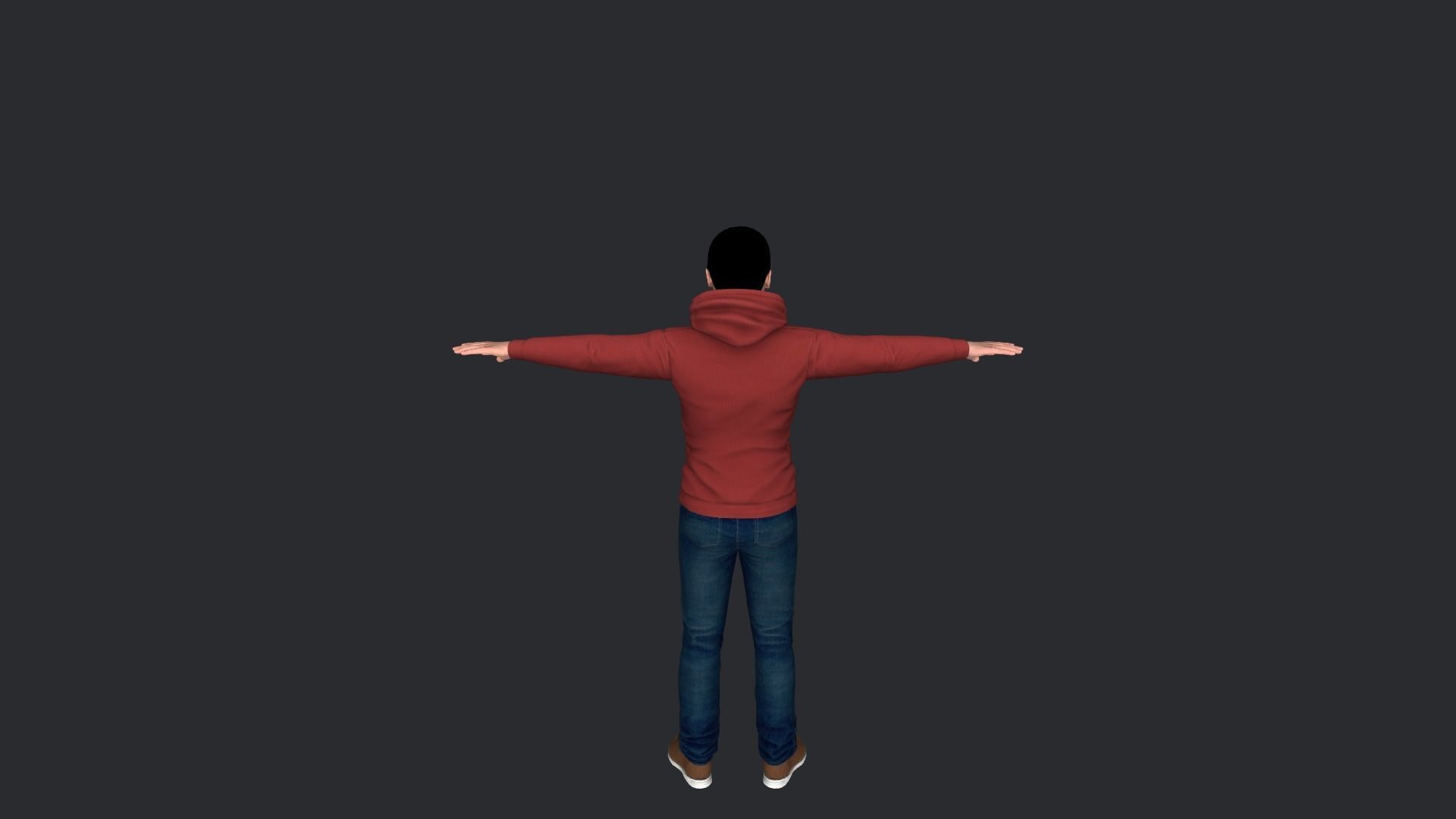 Jean-claude Van Damme Hyper Realistic Full Body Rigged Character 3D model_15