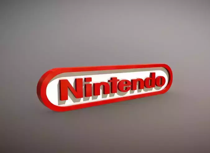 NINTENDO LOGO 3D print model