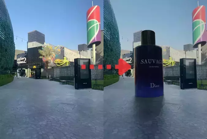 VFX 3d compositing real environment  3D model
