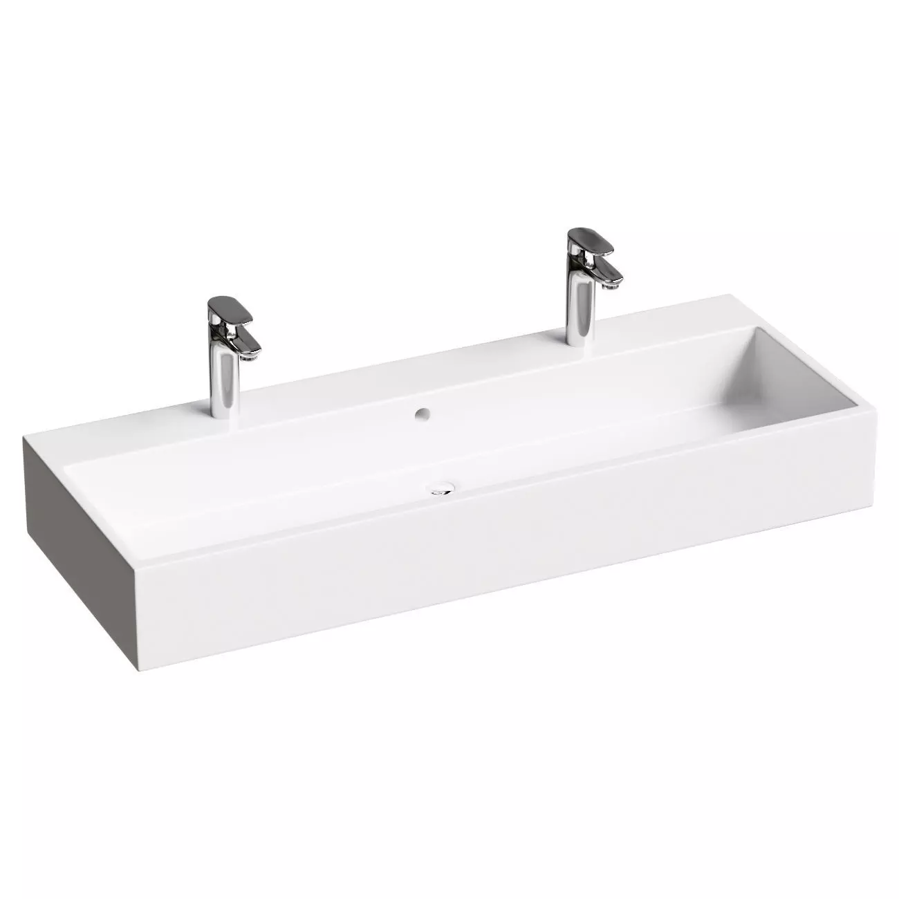 Shell overhead suspended Duravit Vero Air 120 cm 2350120043 3D model