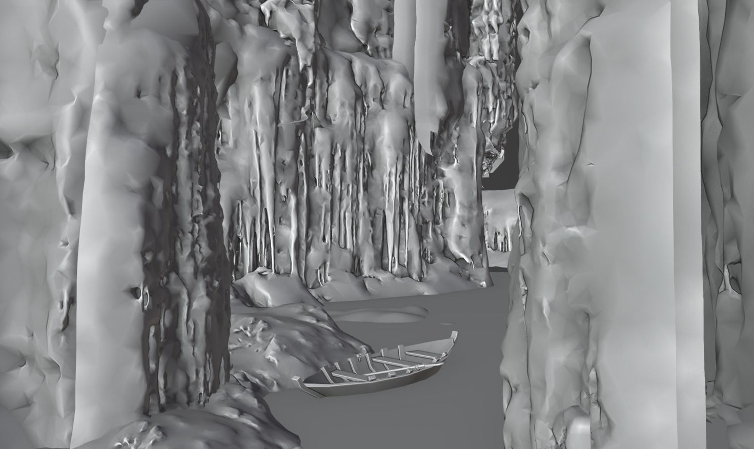 High quality  Iceberg environment  Low-poly 3D model_2