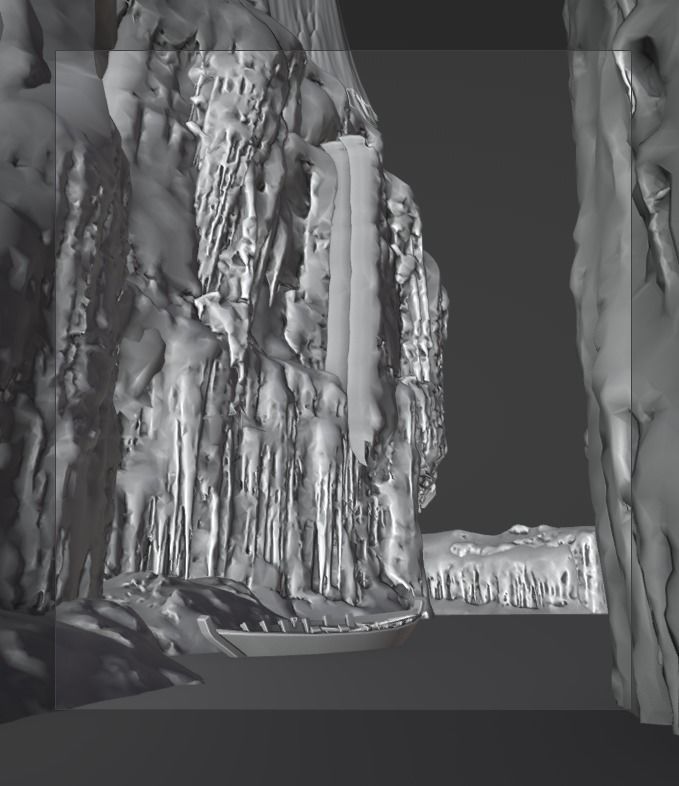 High quality  Iceberg environment  Low-poly 3D model_1