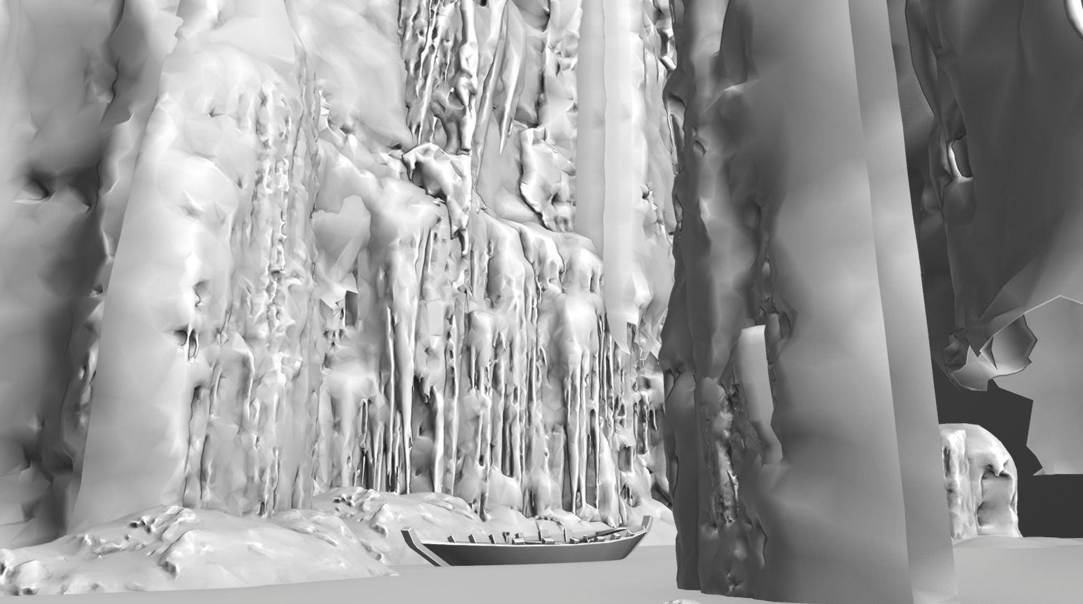 High quality  Iceberg environment  Low-poly 3D model_4