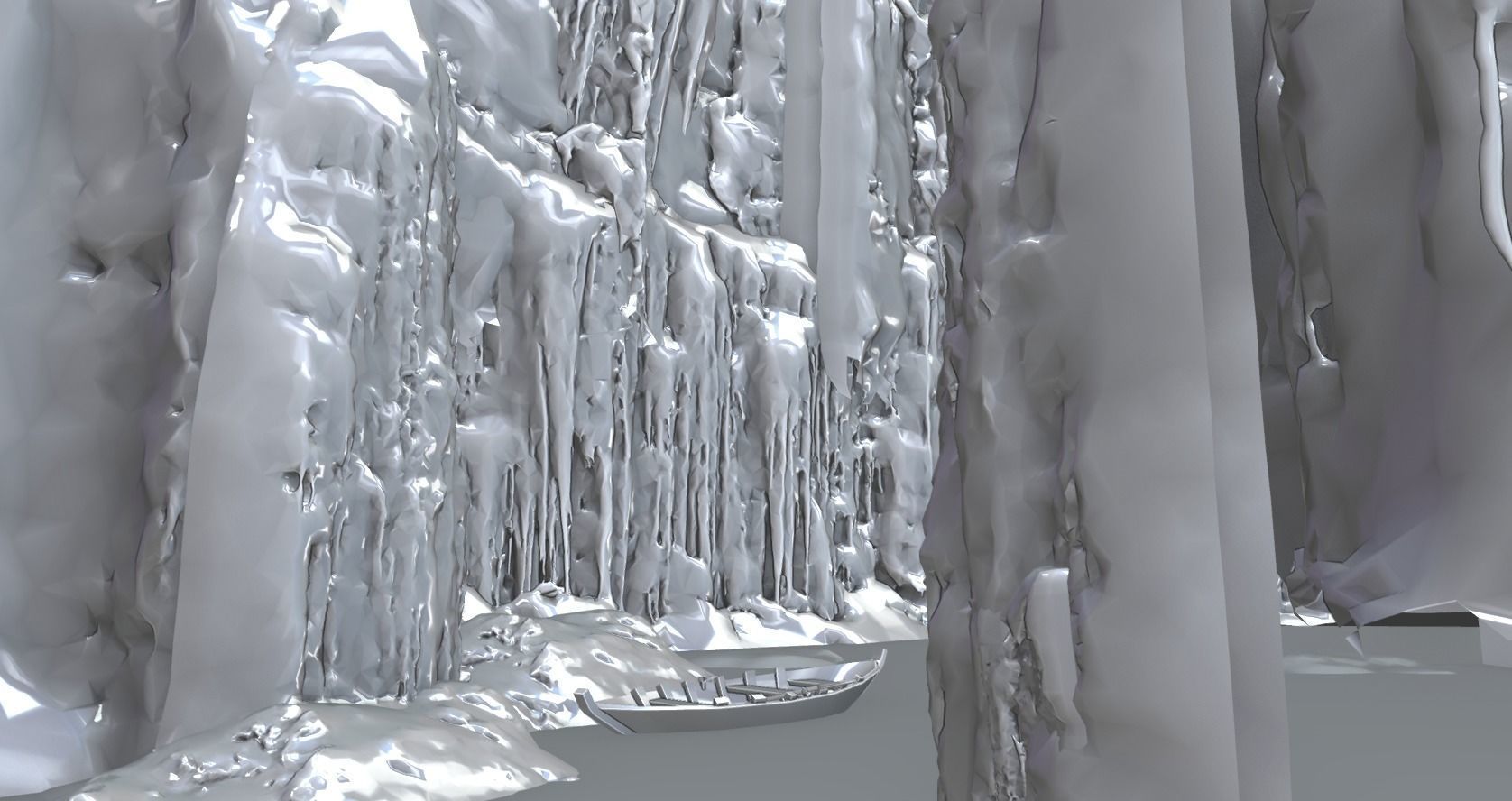 High quality  Iceberg environment  Low-poly 3D model_5