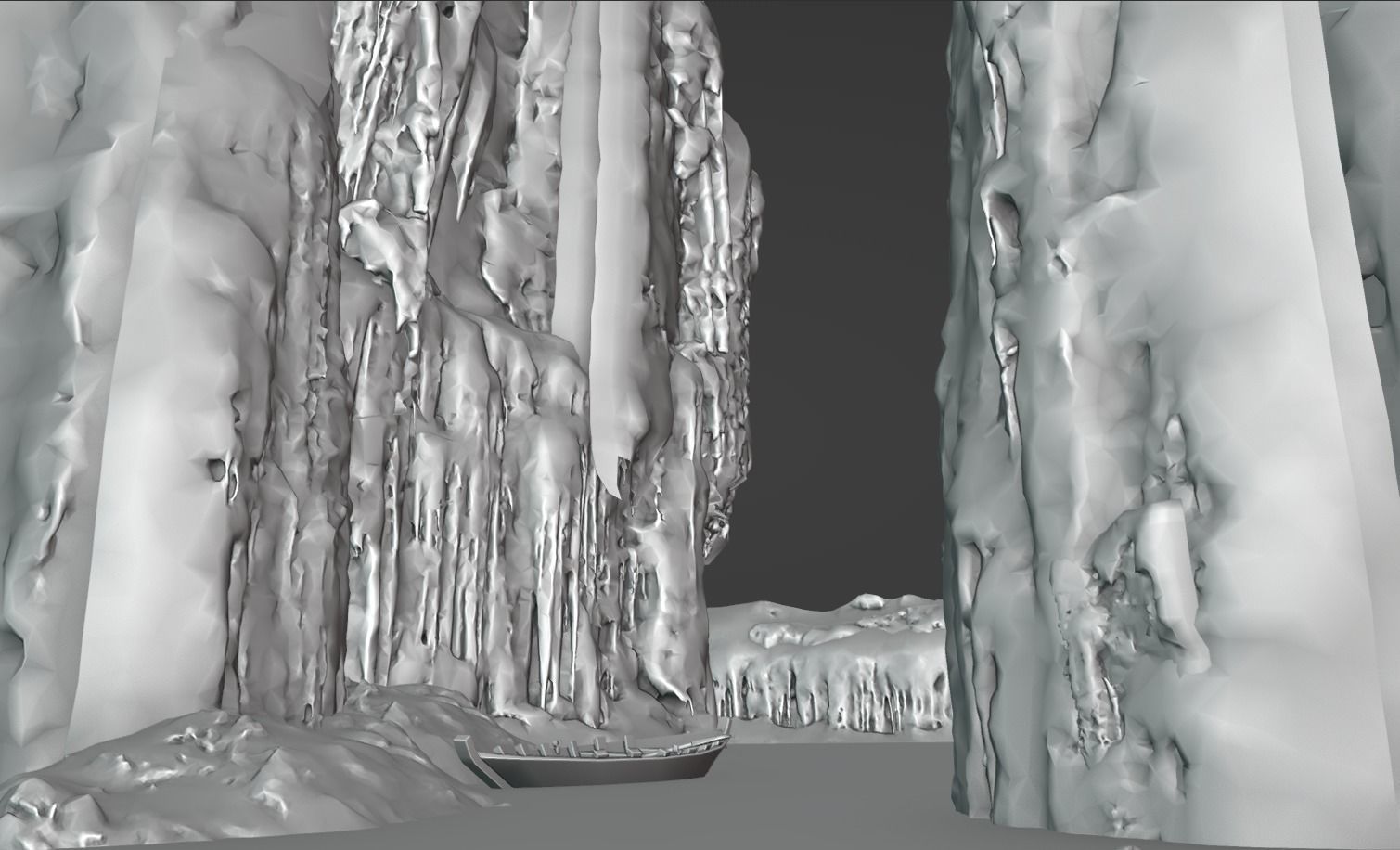 High quality  Iceberg environment  Low-poly 3D model_3