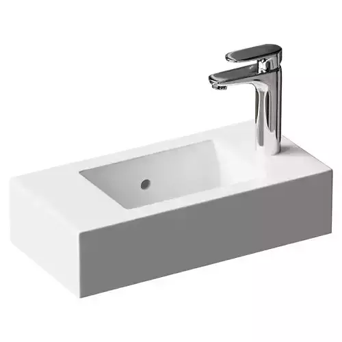Hanging sink Duravit Vero Air 50 cm 072450009