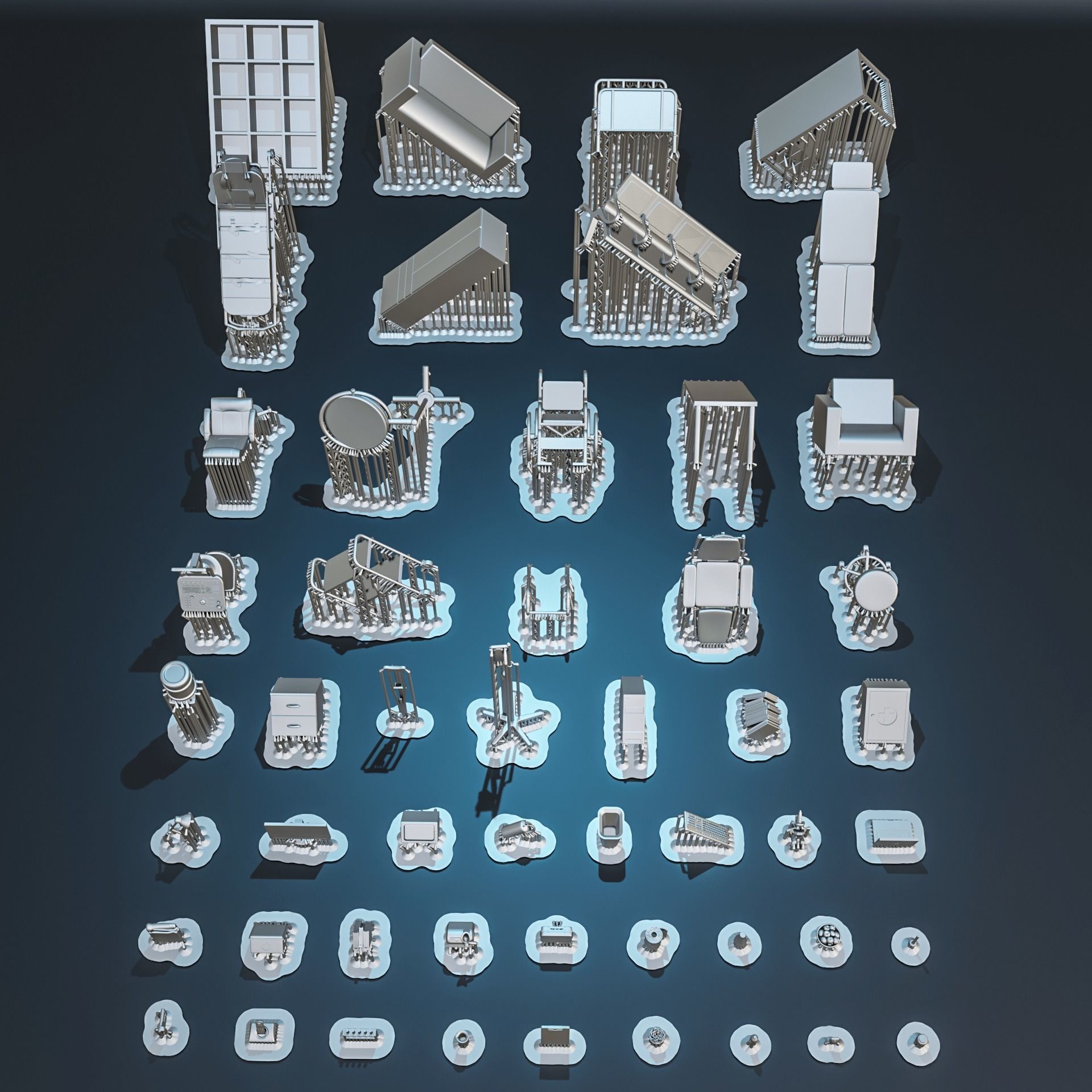 Hospital Medicine Diorama Pack 3D print model_13