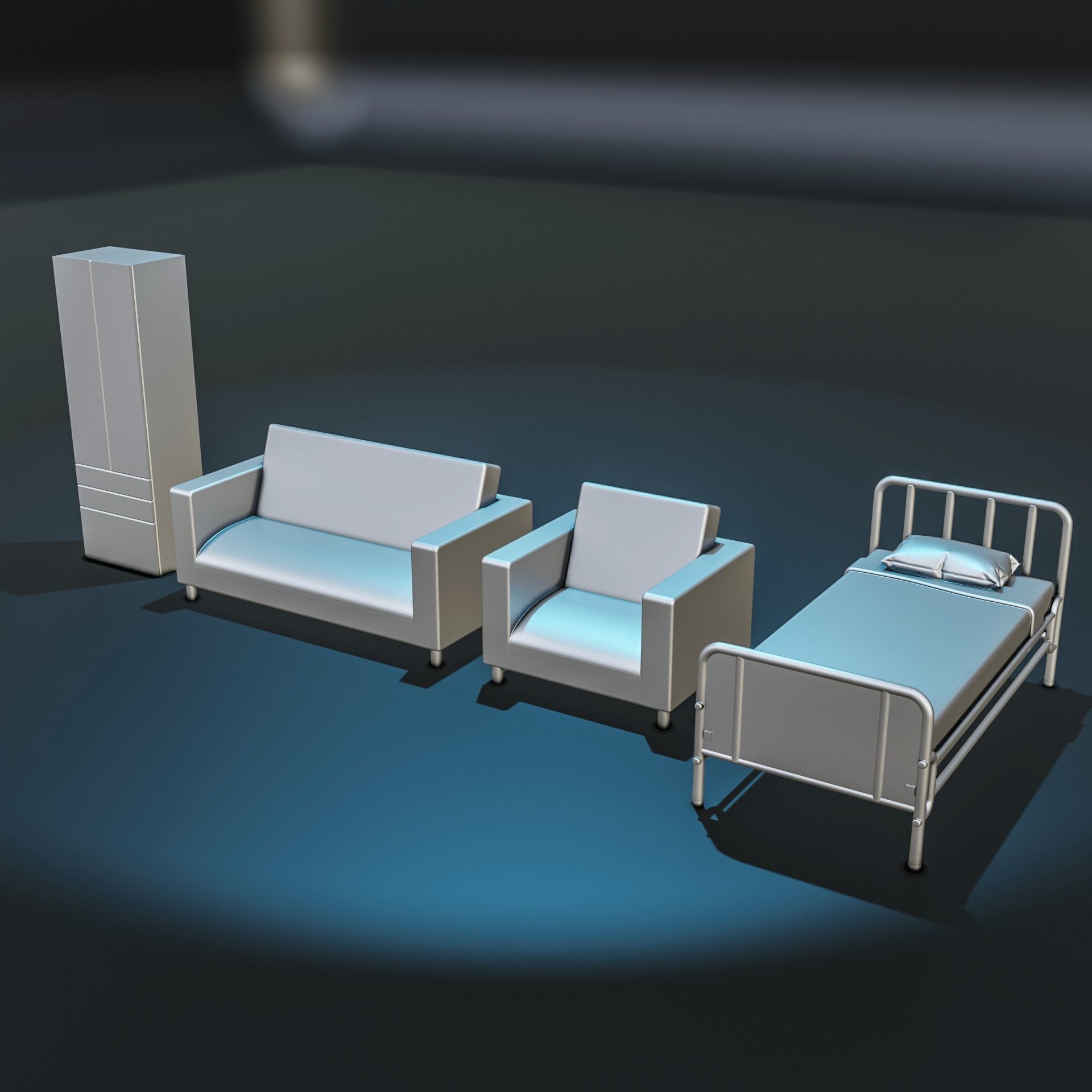 Hospital Medicine Diorama Pack 3D print model_7