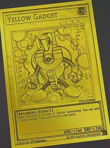 yellow gadget - yugioh