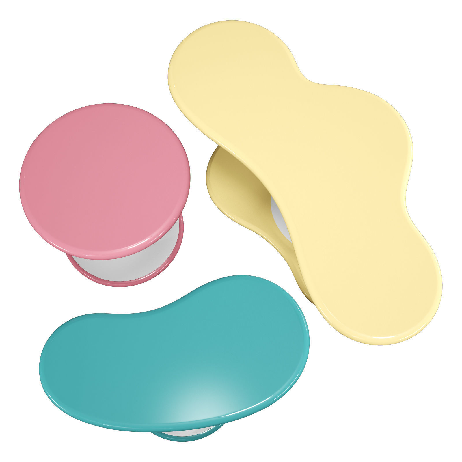 Roche Bobois bombom coffee table 3D model_2