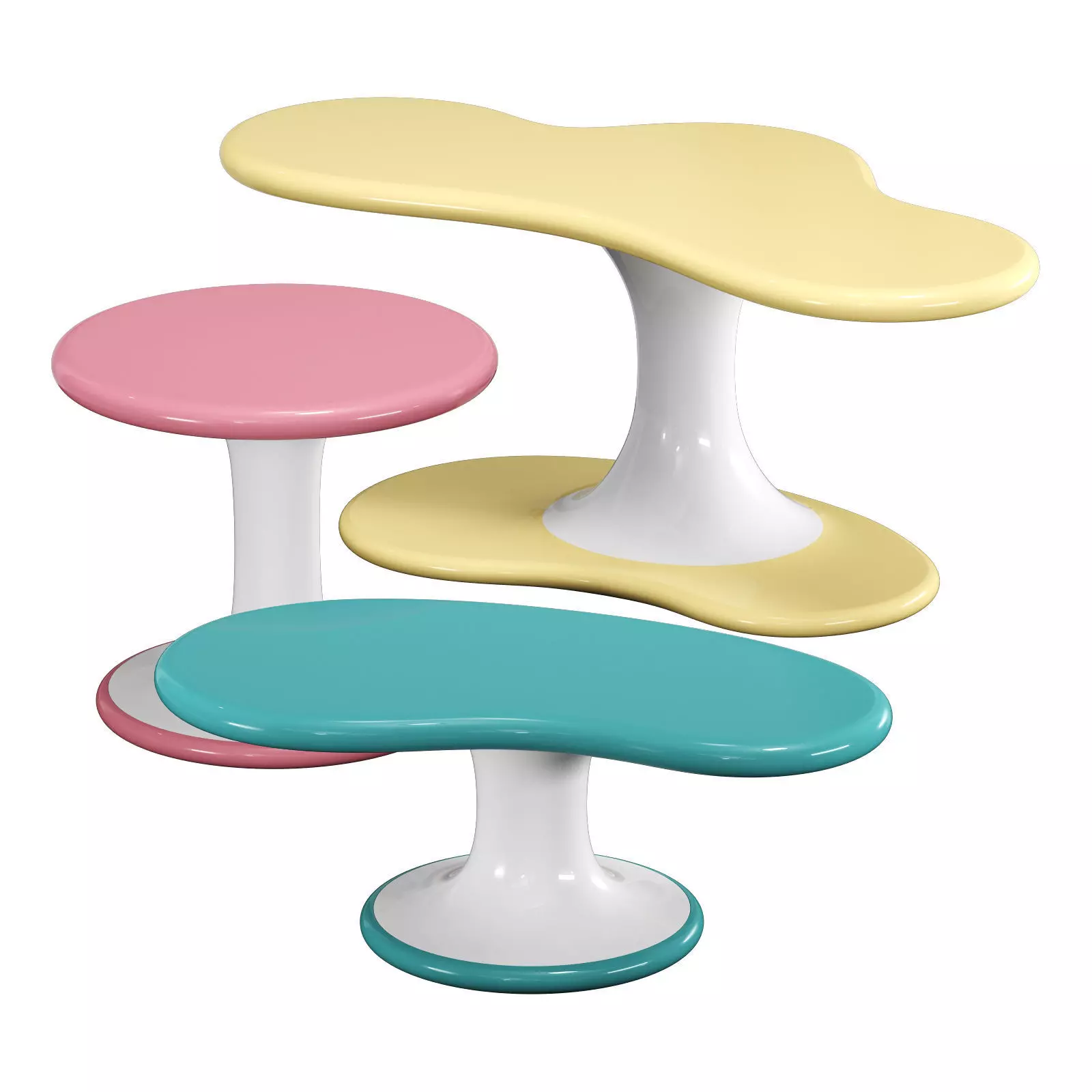 Roche Bobois bombom coffee table 3D model_0