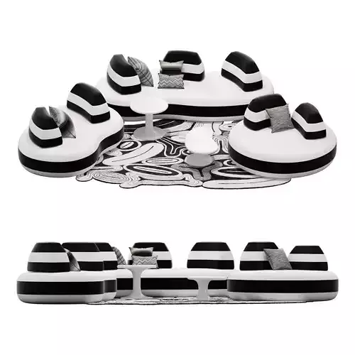 roche bobois bombom sofa set 1