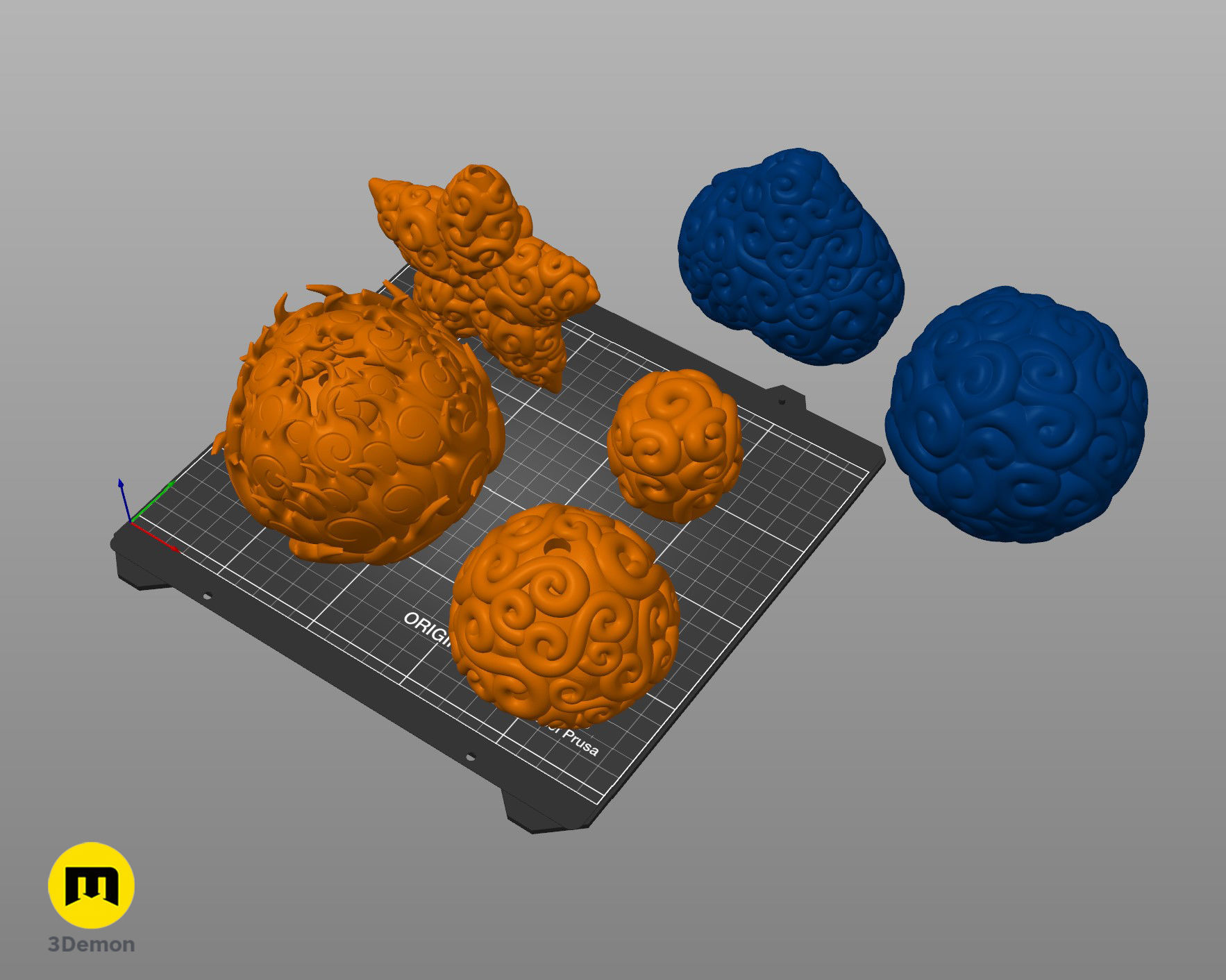 Devil Fruit Decorations One Piece 3D print model_13