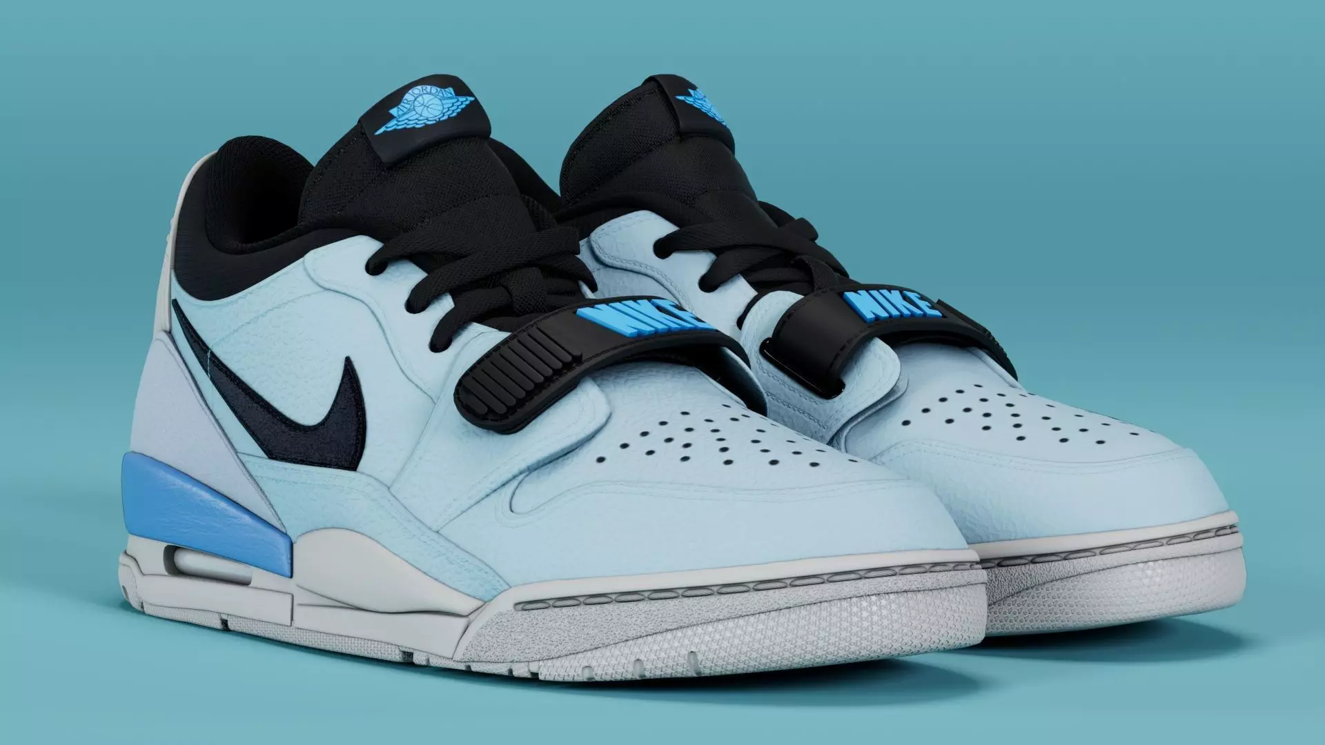 Air Jordan Legacy 312 Low Pale Blue 3D model