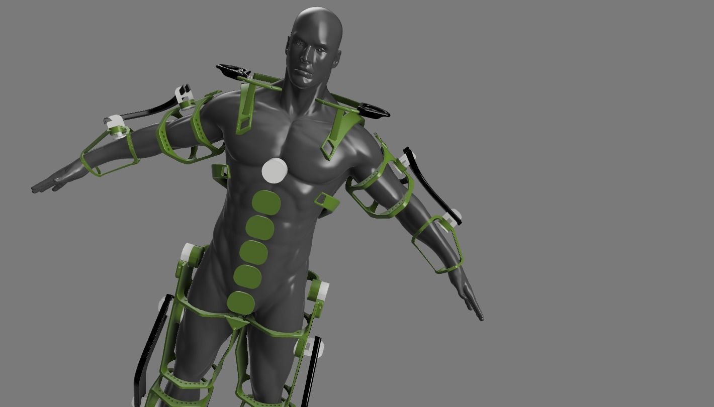 EXOSKELETON SUIT 3D print model_7