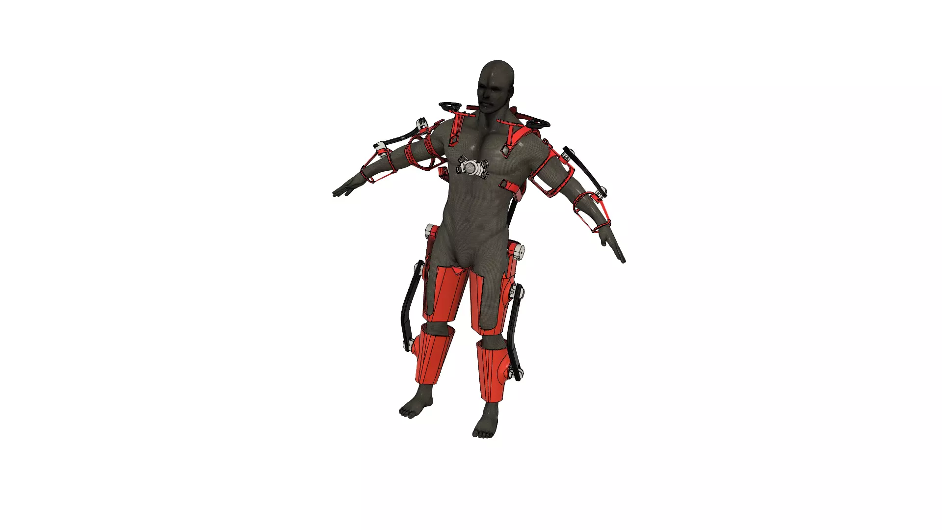 EXOSKELETON SUIT 3D print model_0