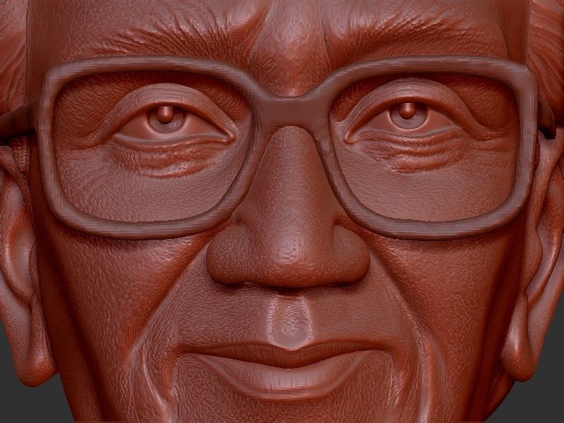 Bala Sahab Thakre Bust 3D print model_12