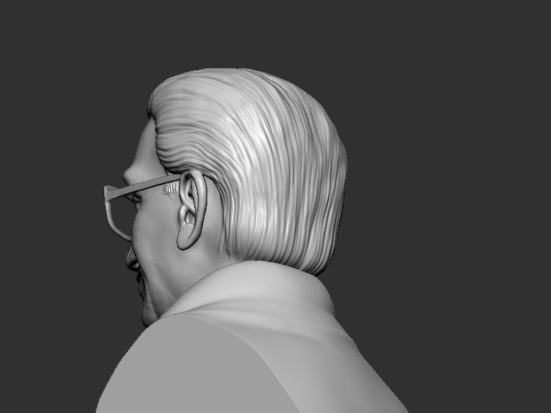 Bala Sahab Thakre Bust 3D print model_3