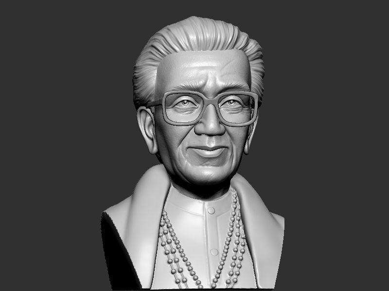 Bala Sahab Thakre Bust 3D print model_5