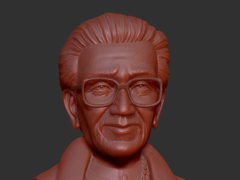 Bala Sahab Thakre Bust 3D print model_11