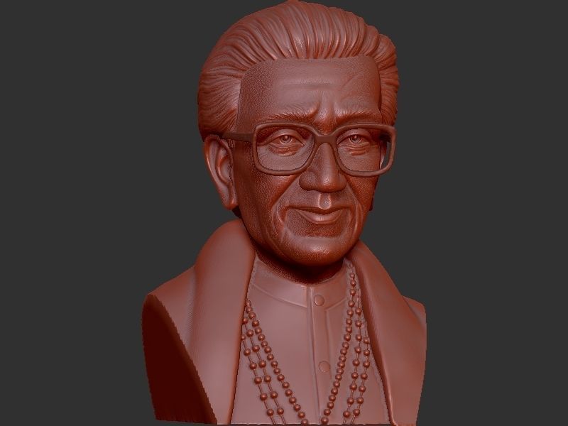 Bala Sahab Thakre Bust 3D print model_14