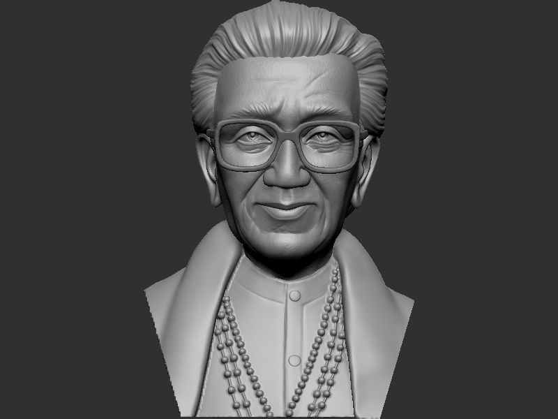 Bala Sahab Thakre Bust 3D print model_20
