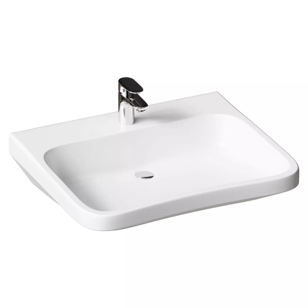 Hanging sink Duravit DuraStyle 2330650000 3D model
