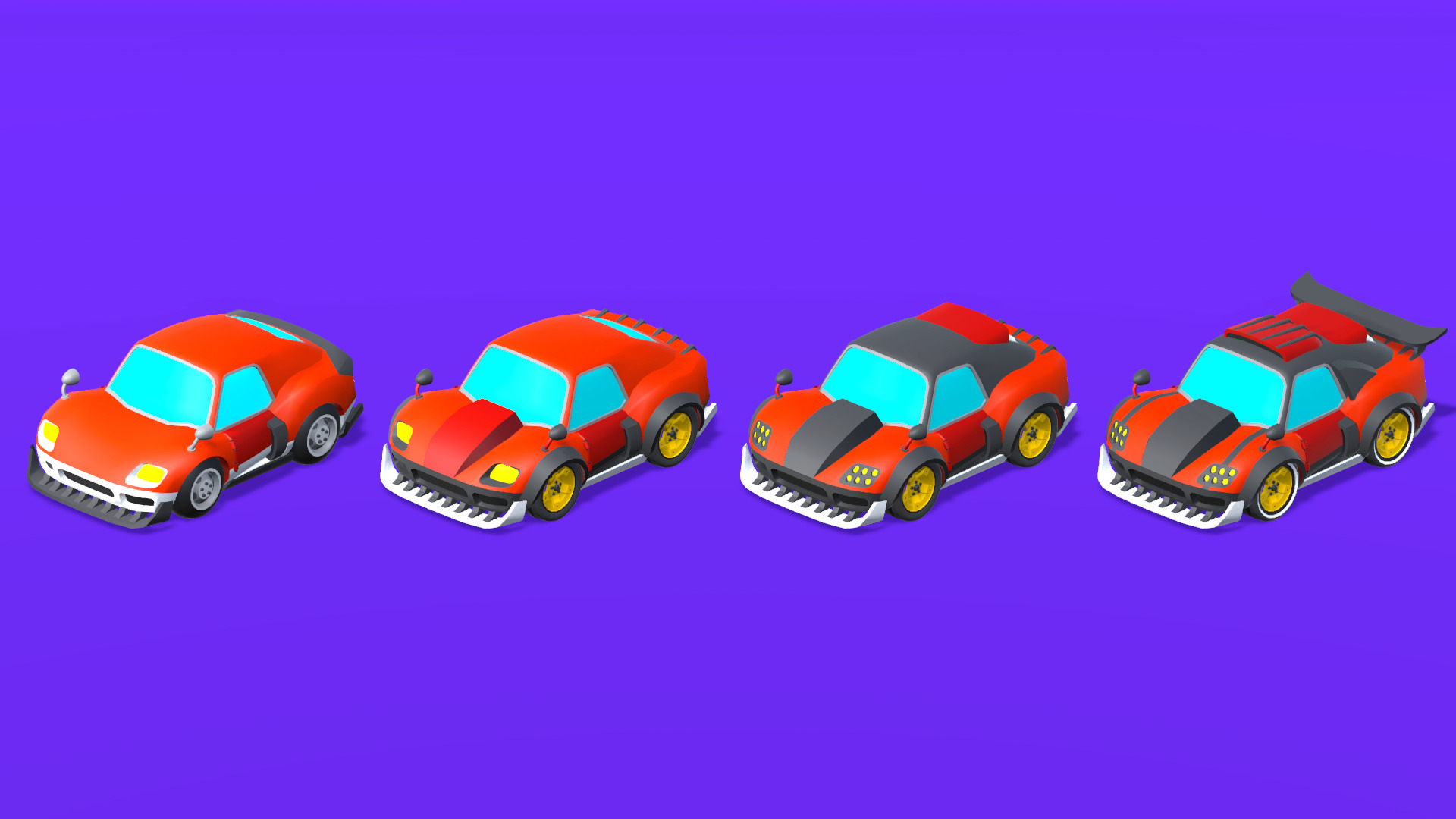 Vehicles Full Pack - Low Poly Cars - 100 Cars Low-poly 3D model_13