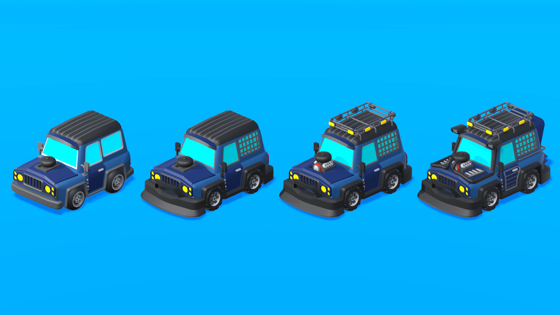 Vehicles Full Pack - Low Poly Cars - 100 Cars Low-poly 3D model_9
