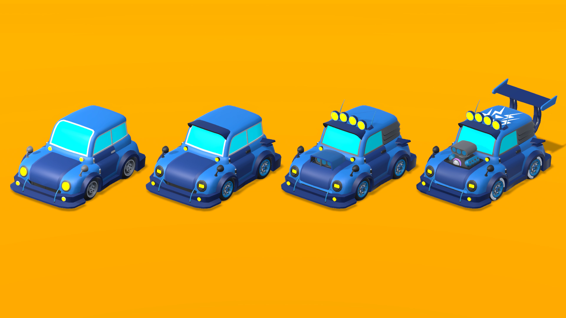 Vehicles Full Pack - Low Poly Cars - 100 Cars Low-poly 3D model_10