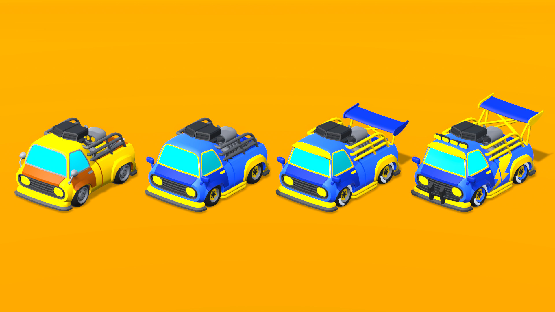 Vehicles Full Pack - Low Poly Cars - 100 Cars Low-poly 3D model_20