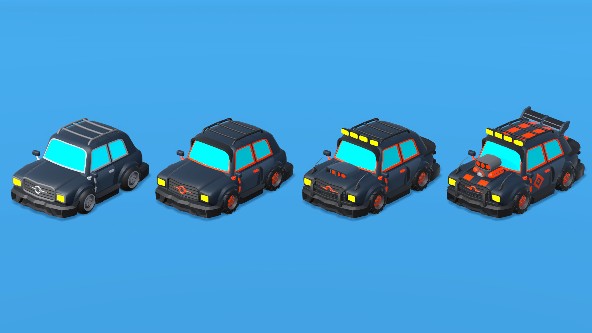 Vehicles Full Pack - Low Poly Cars - 100 Cars Low-poly 3D model_11