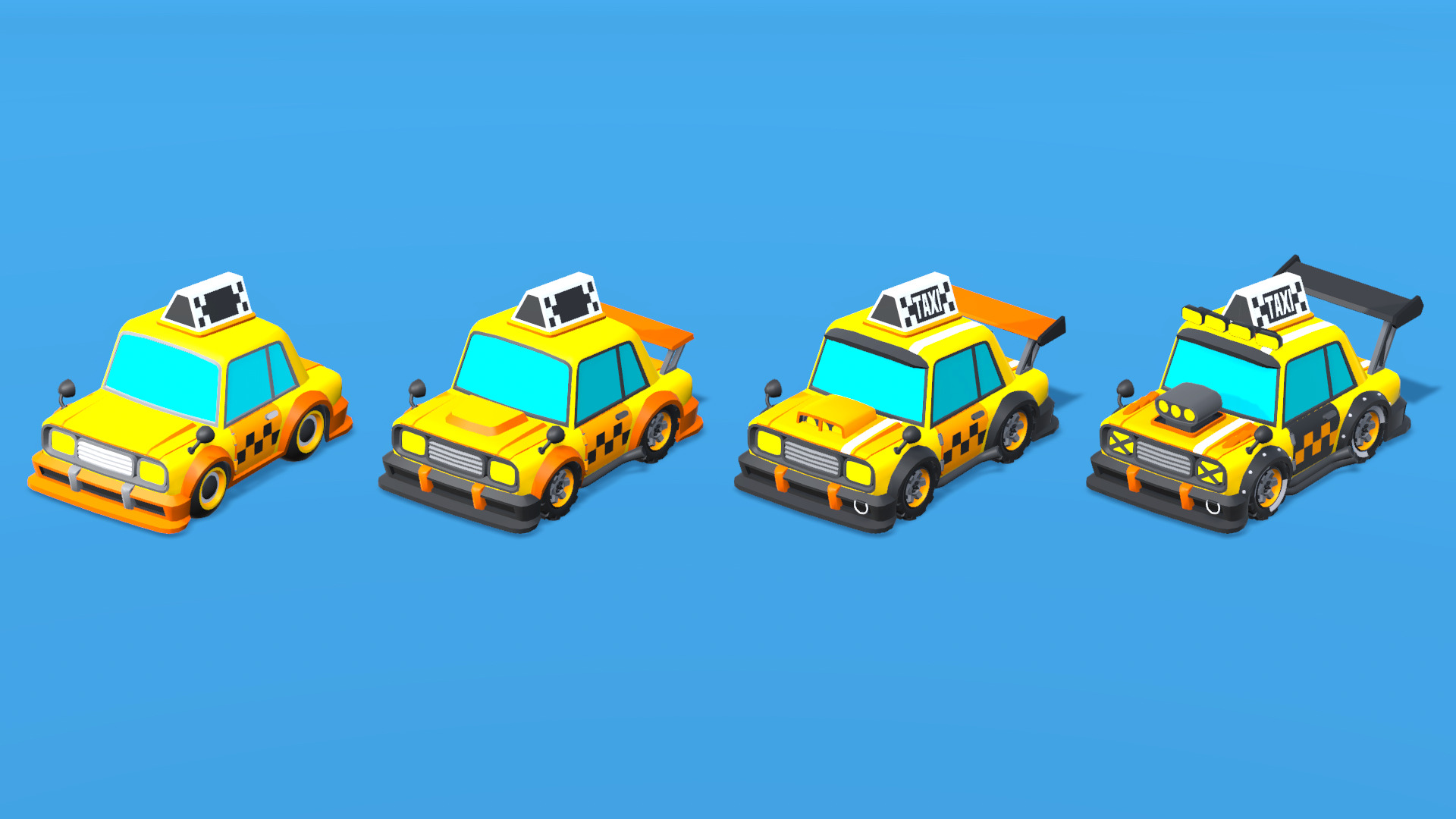 Vehicles Full Pack - Low Poly Cars - 100 Cars Low-poly 3D model_14