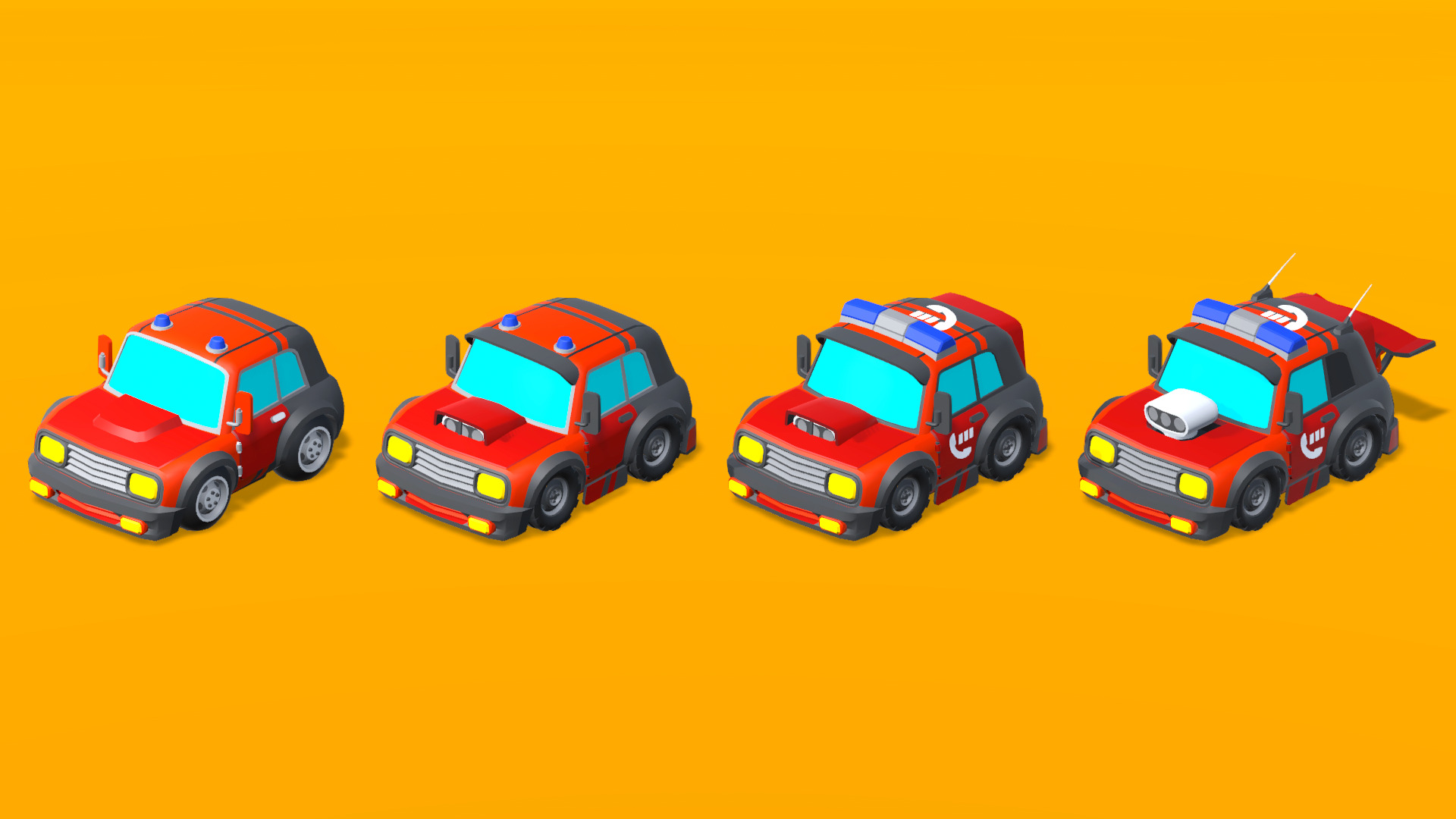 Vehicles Full Pack - Low Poly Cars - 100 Cars Low-poly 3D model_25