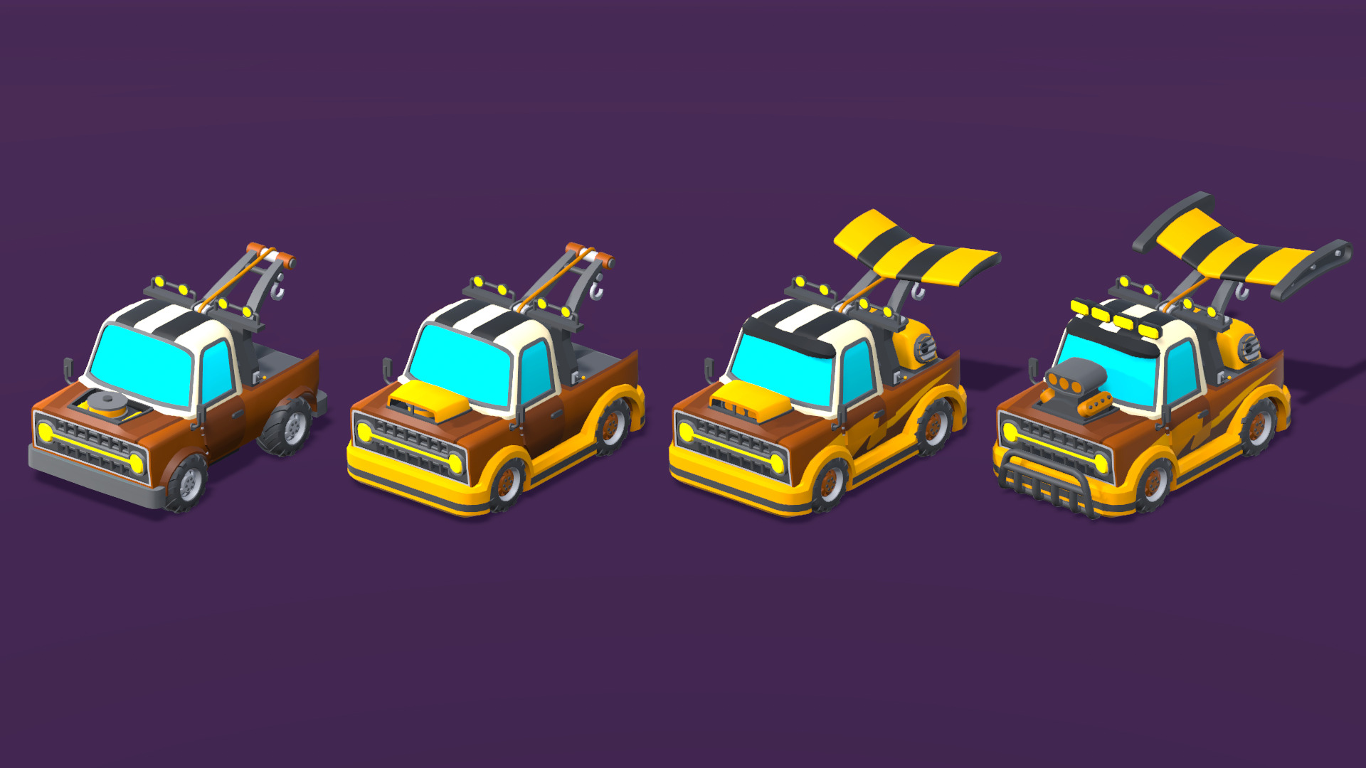 Vehicles Full Pack - Low Poly Cars - 100 Cars Low-poly 3D model_24