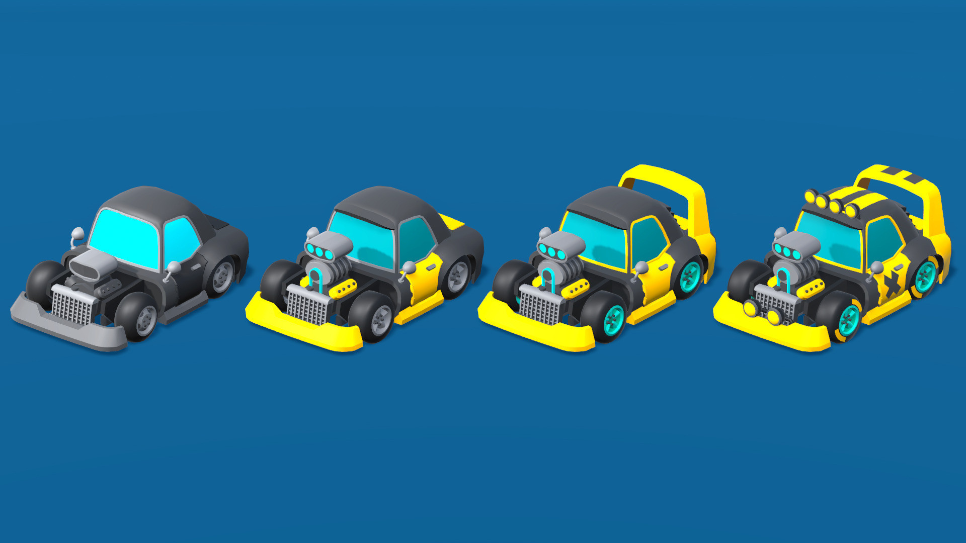 Vehicles Full Pack - Low Poly Cars - 100 Cars Low-poly 3D model_26